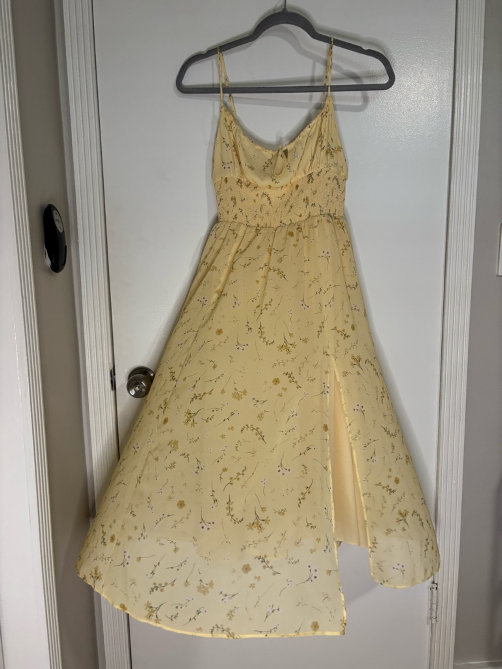 Wilfred Yellow Floral Spaghetti-Strap Dress - Picture 5 of 6